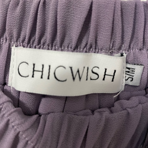 Chicwish - Chiffon lavender maxi skirt - Picture 3 of 4